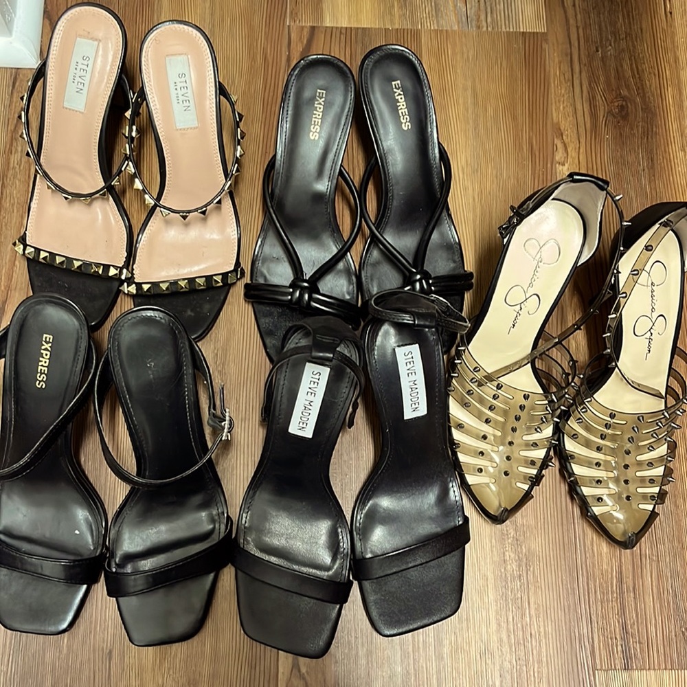 Black heels Jessica Simpson, Steven, Steve Madden, express
